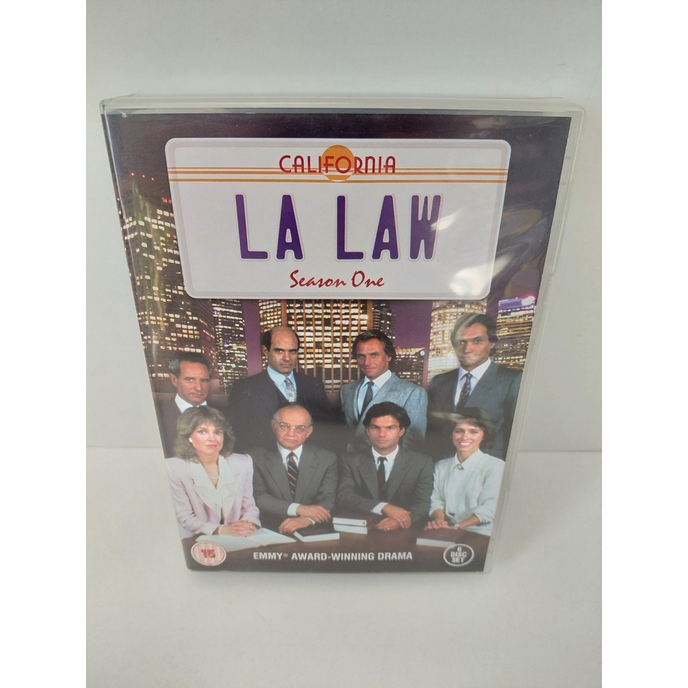California LA LAW SERIES - 6 COMPLETE SEASON 1 UK DVD 1986-87 RARE